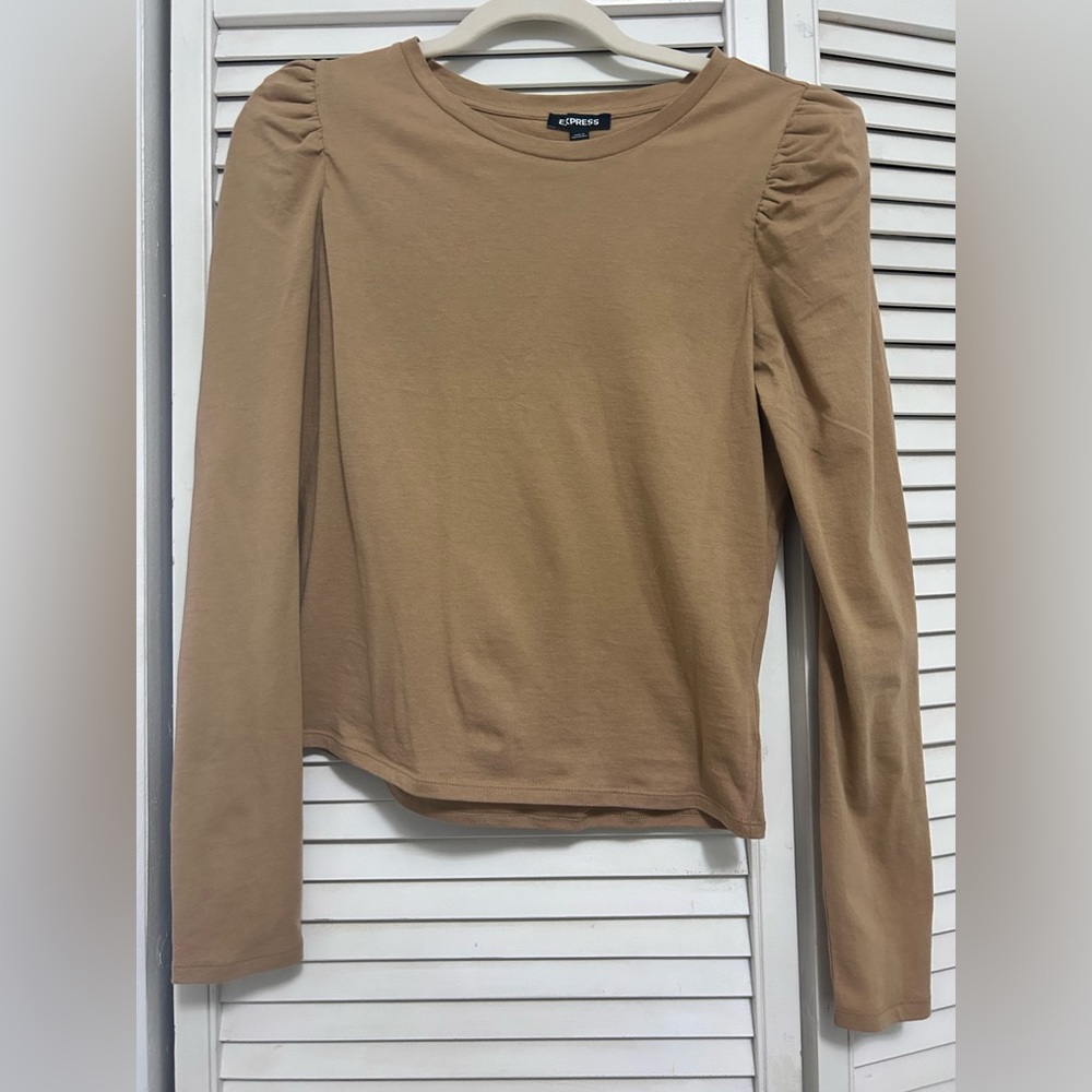 Express tan longsleeve